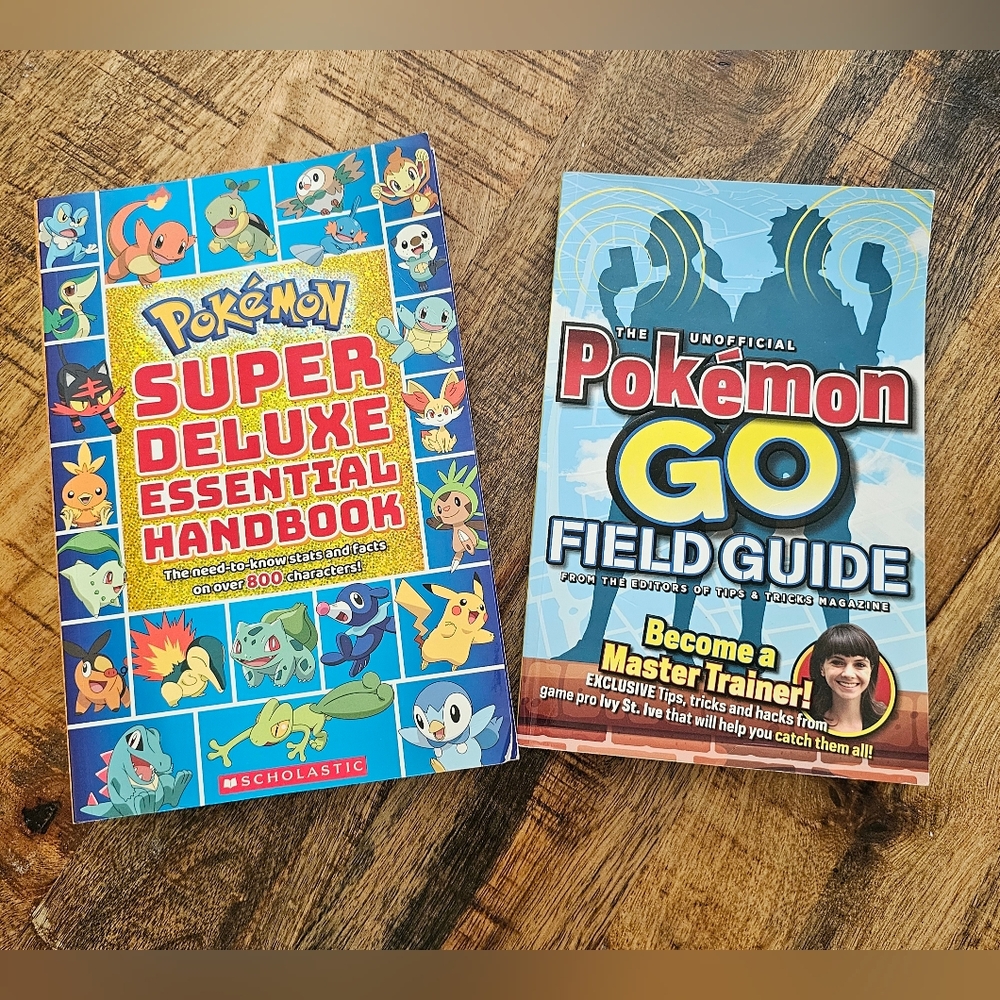 Scholastic Pokémon Super Deluxe Handbook and GO Field Guide